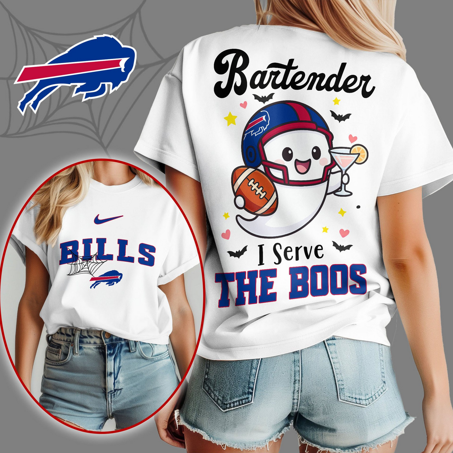 BB Premium NFL Bartender Halloween Fan Women Shirt DDT CTND