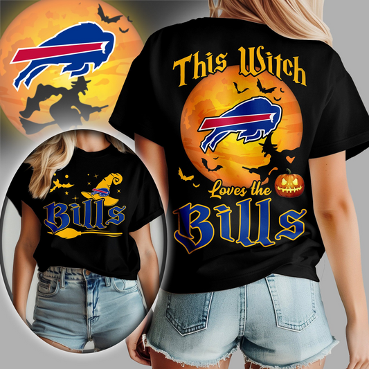 BB Premium NFL Halloween Witch Women Shirt DDT CTND