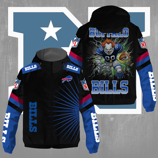 BB x NFL Pennywise 3D Windbreaker Jacket DDT CTND