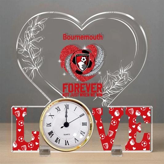 BOU x EPL Forever Not Just When We Win Acrylic Clock DatND ThuongND