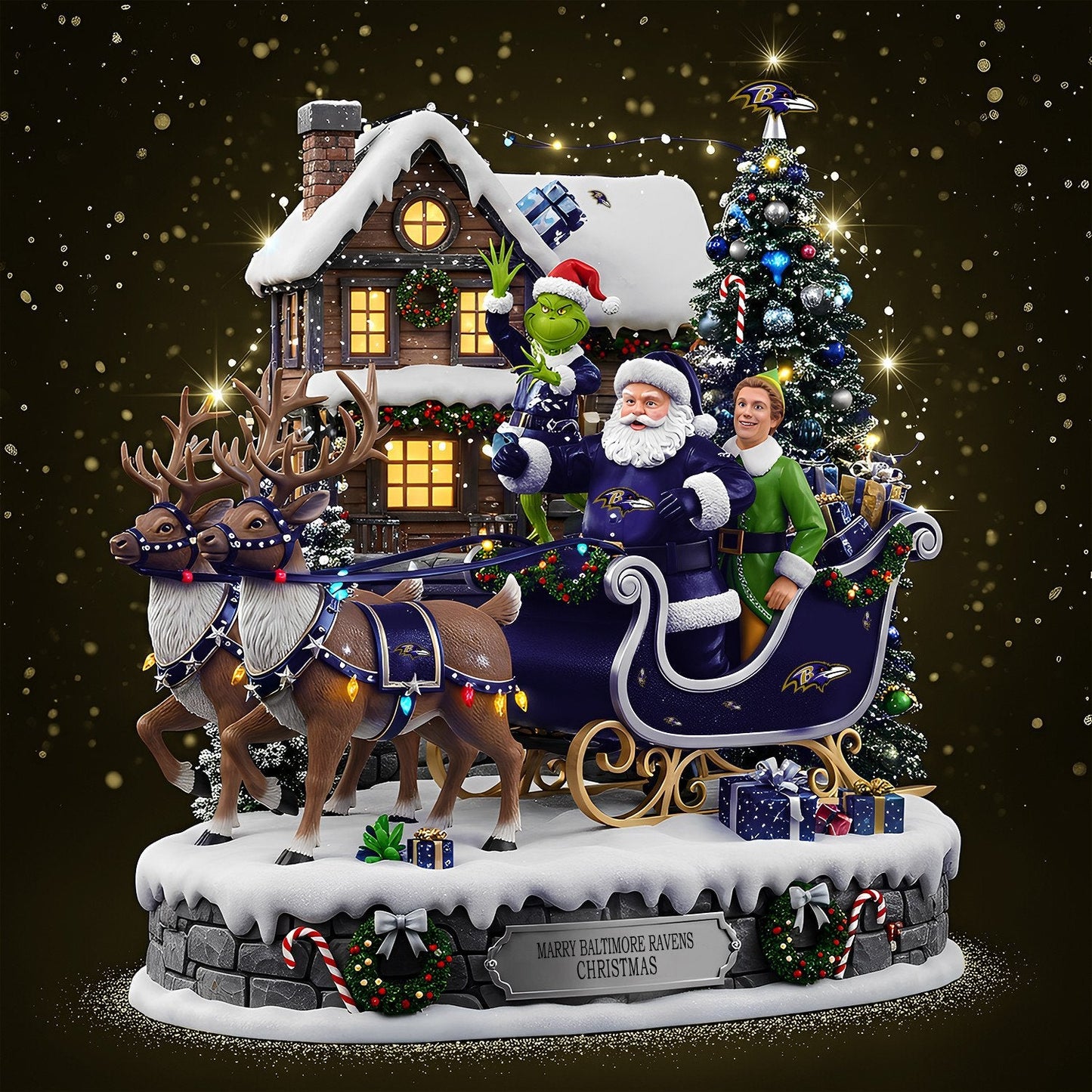 BR Acrylic Block - NFL Christmas Gift For Fans DDT CTND