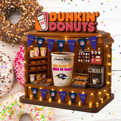 BR Acrylic Block - NFL x Dunkin Donuts Gift For Fans DDT CTND