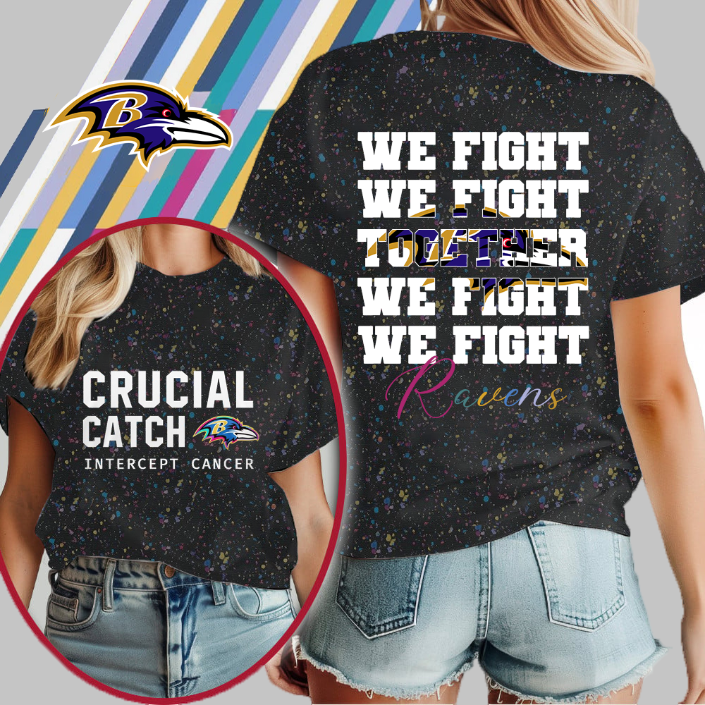 BR NFL Crucial Catch We Fight Together T-Shirt DDT HLPHUONG