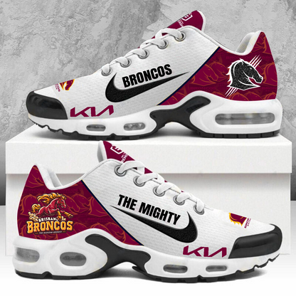 Brisbane Broncos NRL 2025 Home Of The Mighty Broncos Limited Edition Air Max Shoe Plus TM NTA V81