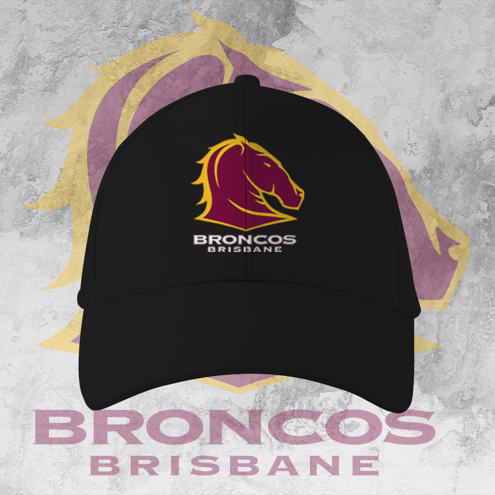 Brisbane Broncos NRL 2025 Cap TM V01 NTA