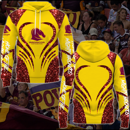 Brisbane Broncos NRL 2025 Limited Edition Hoodie TM NTA V4