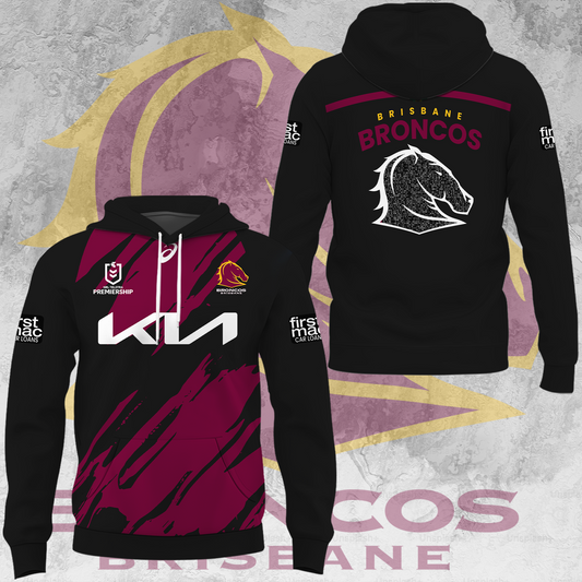 Brisbane Broncos NRL 2025 Limited Edition Hoodie TM - When you buy a combo - You save more V1