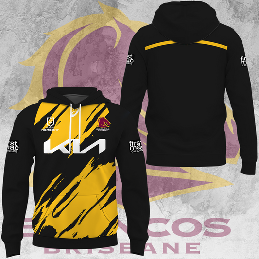 Brisbane Broncos NRL 2025 Limited Edition Hoodie TM V4
