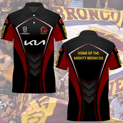 Brisbane Broncos NRL 2025 Limited Edition Polo Shirt TM NTA V2 230425
