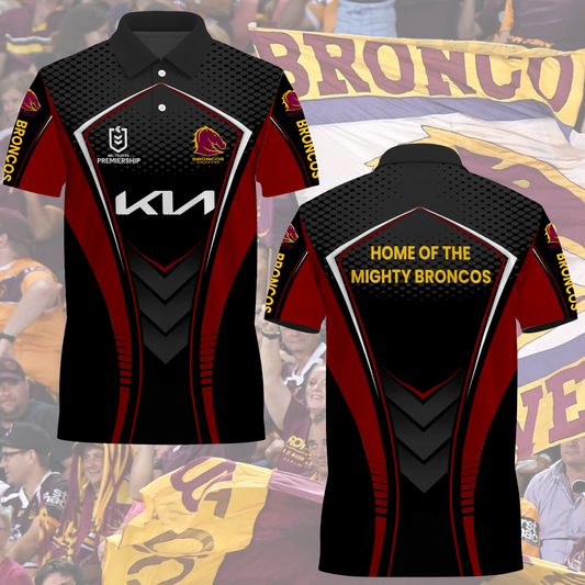 Brisbane Broncos NRL 2025 Limited Edition Polo Shirt TM NTA V2 230425