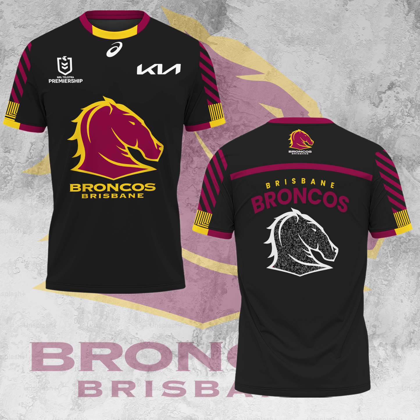 Brisbane Broncos NRL 2025 Limited Edition T-Shirt TM V1