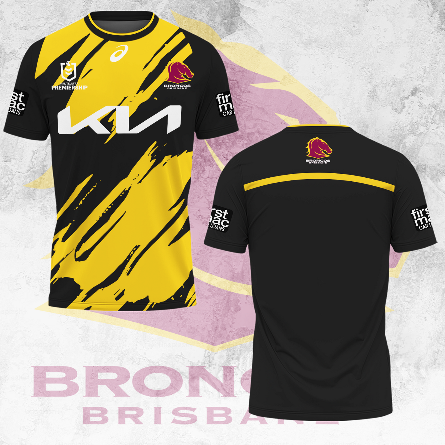 Brisbane Broncos NRL 2025 Limited Edition T-Shirt TM - You will save more when you buy the clothes and hat combo V4