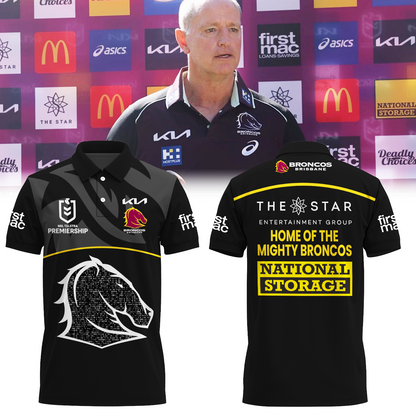 Brisbane Broncos NRL Home Of The Mighty Limited Edition Polo Shirt TM - Super Savings When Buying Combo V3