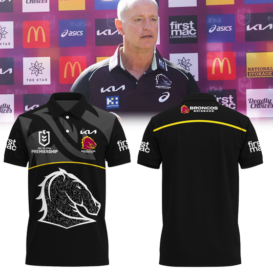 Brisbane Broncos NRL Home Of The Mighty Limited Edition Polo Shirt TM - Super Savings When Buying Combo V4