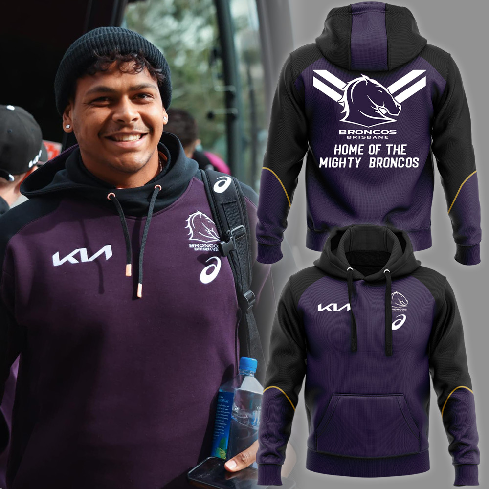 Brisbane Broncos NRL The Mighty Limited Edition Hoodie TM V1