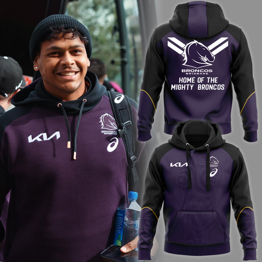 Brisbane Broncos NRL The Mighty Limited Edition Hoodie TM V1