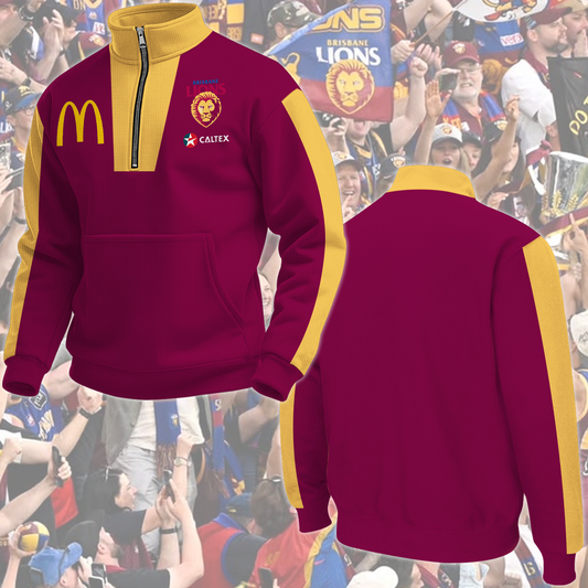 Brisbane Lions 2 AFL 2025 New Hoodie TM NTA V1 TDT