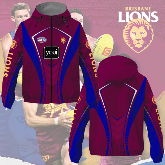 Brisbane Lions 2 AFL 2025 Windbreaker Jacket TM NTA V2