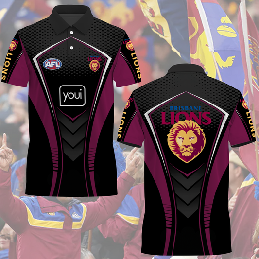 Brisbane Lions AFL 2025 Limited Edition Polo Shirt TM NTA V1 240425