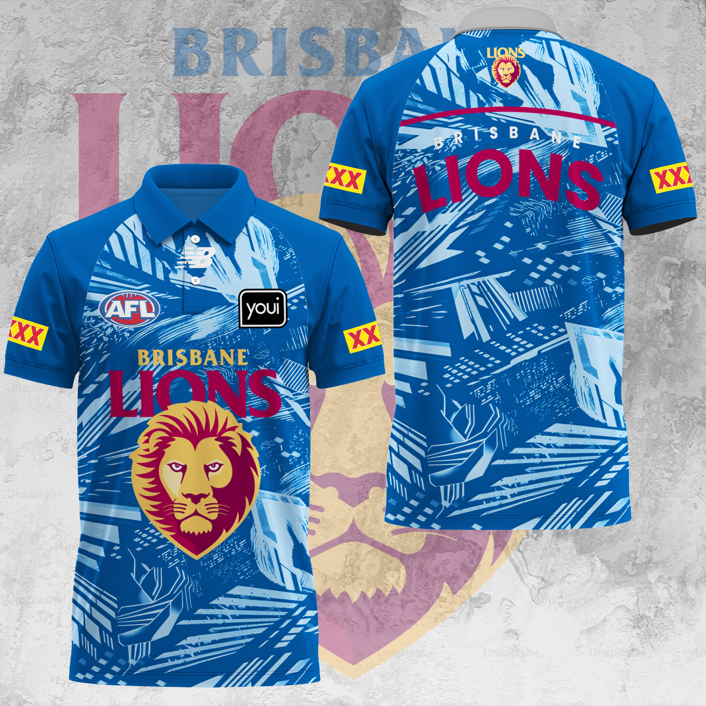 Brisbane Lions AFL 2025 Limited Edition Polo Shirt TM V10