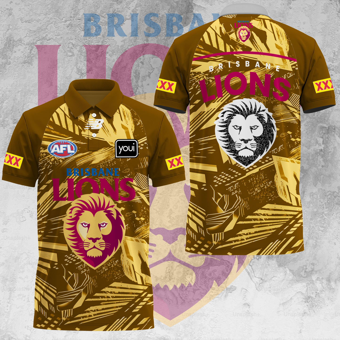 Brisbane Lions AFL 2025 Limited Edition Polo Shirt TM V13