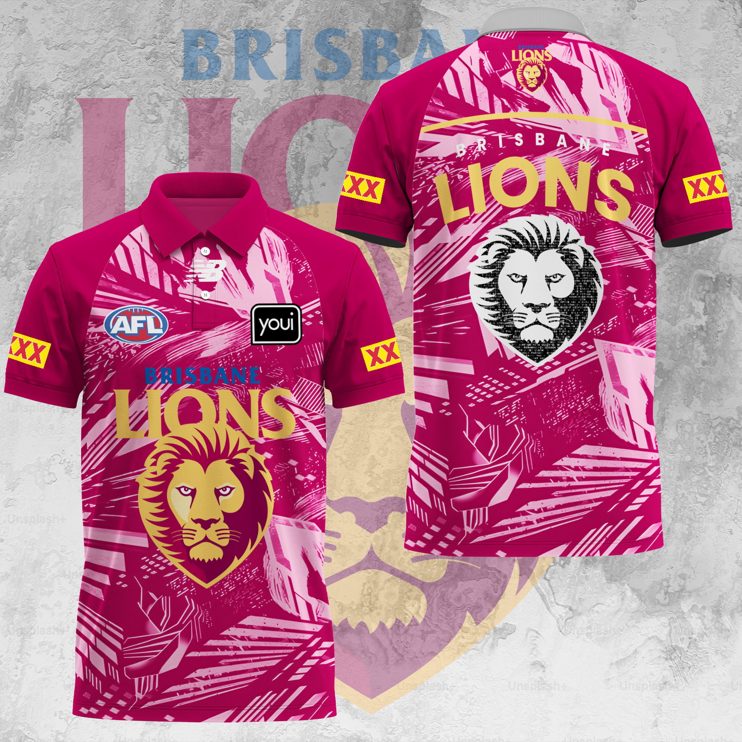 Brisbane Lions AFL 2025 Limited Edition Polo Shirt TM V6