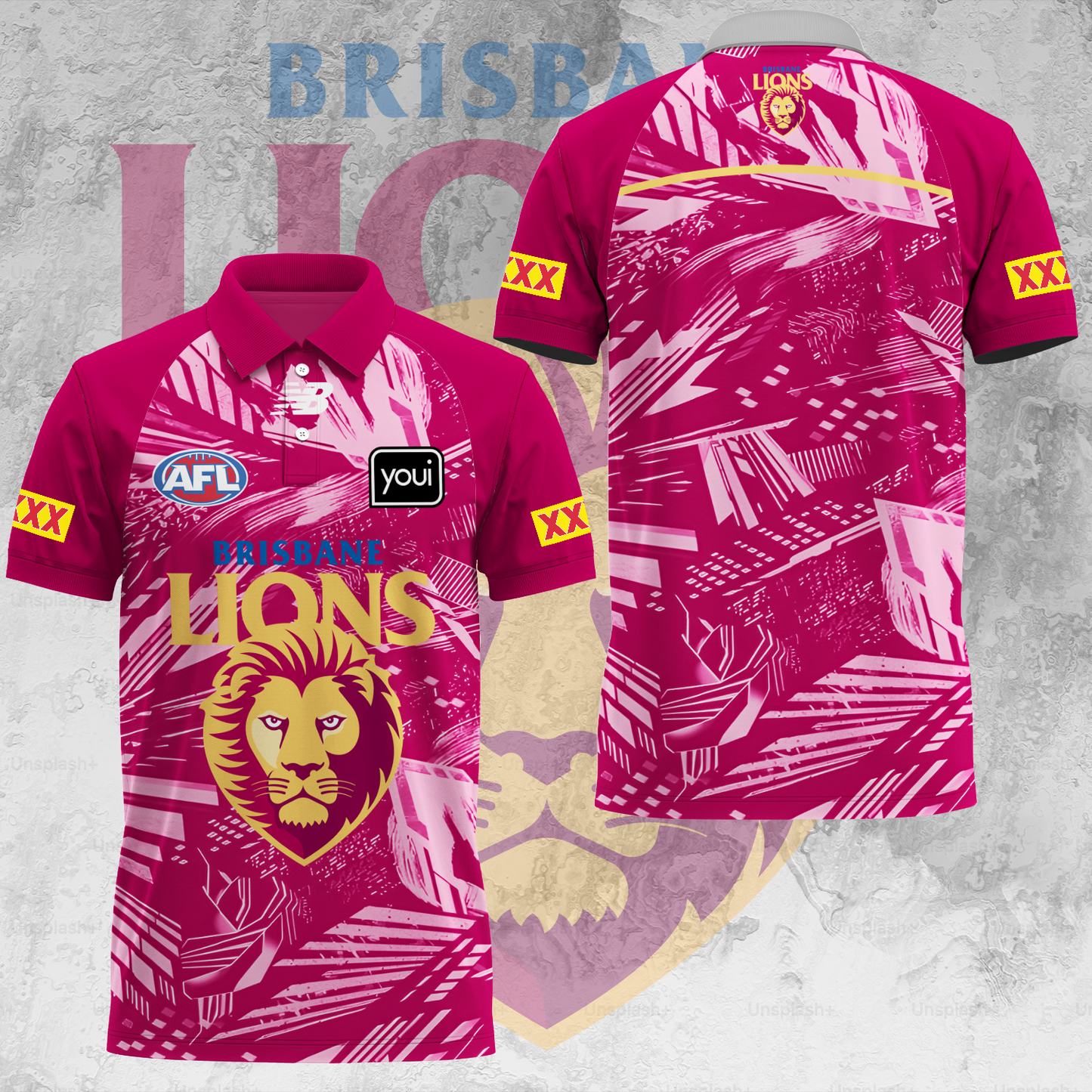 Brisbane Lions AFL 2025 Limited Edition Polo Shirt TM V8