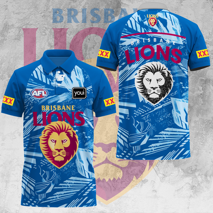 Brisbane Lions AFL 2025 Limited Edition Polo Shirt TM V9