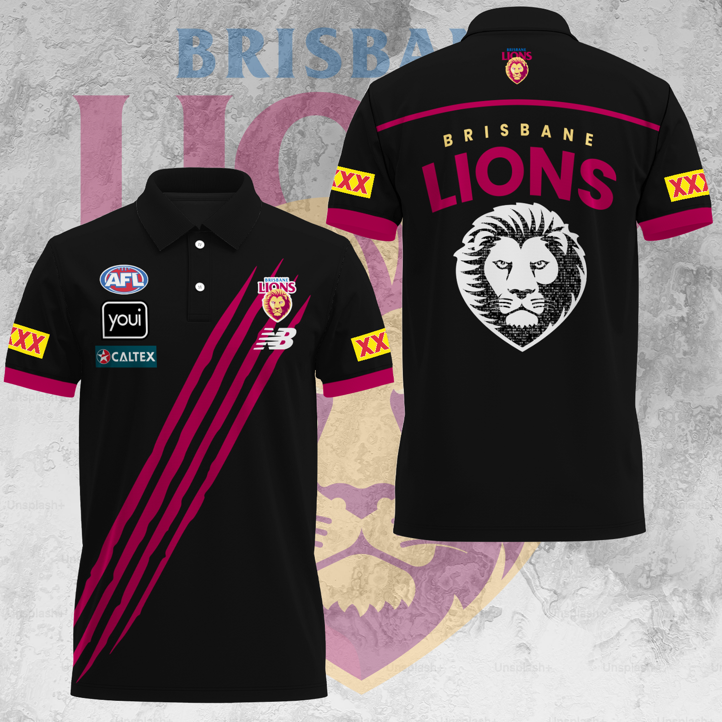 Brisbane Lions AFL Special Edition Polo Shirt TM V1