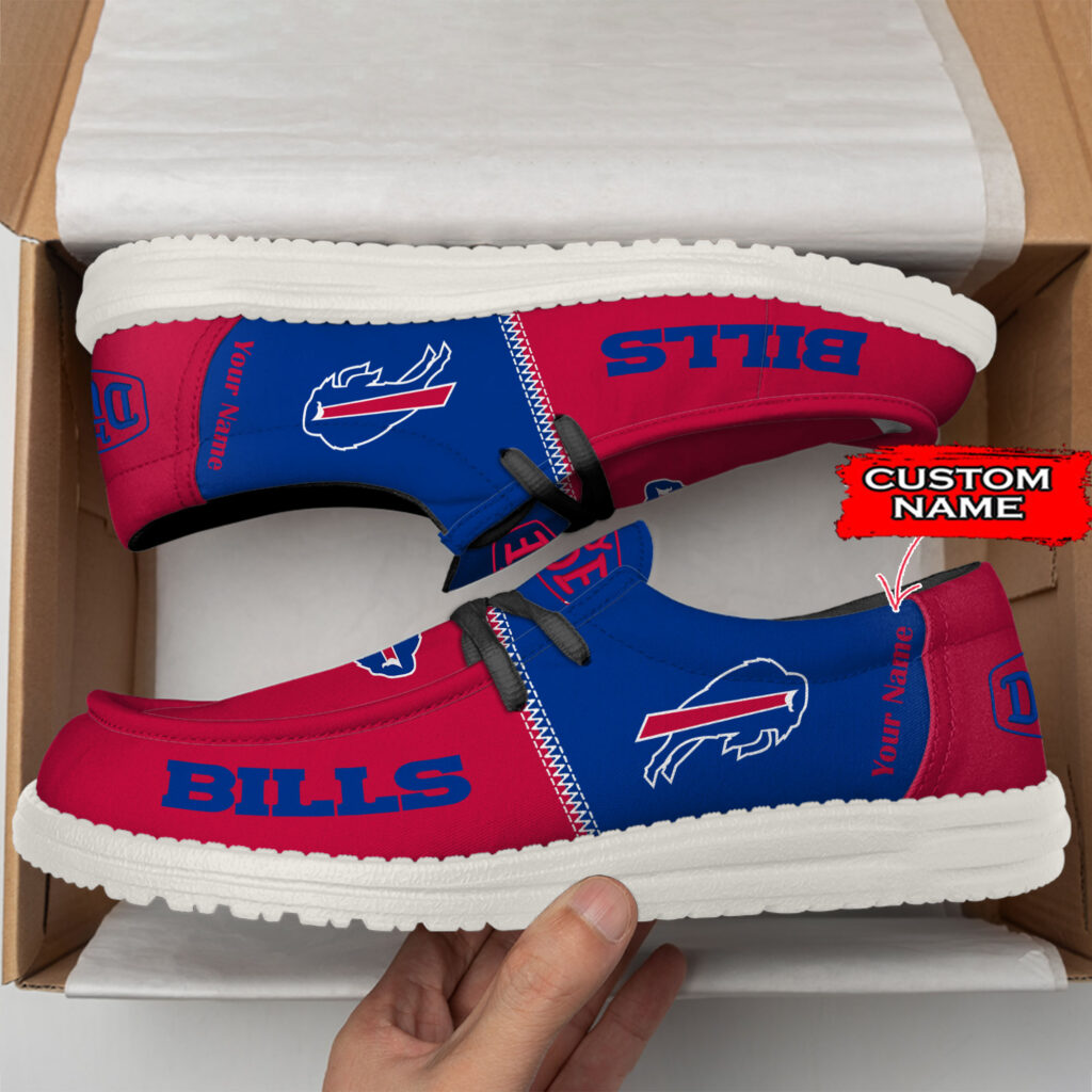 BUF Personalized NFL Hey Dude Shoes DatND ThuongNH