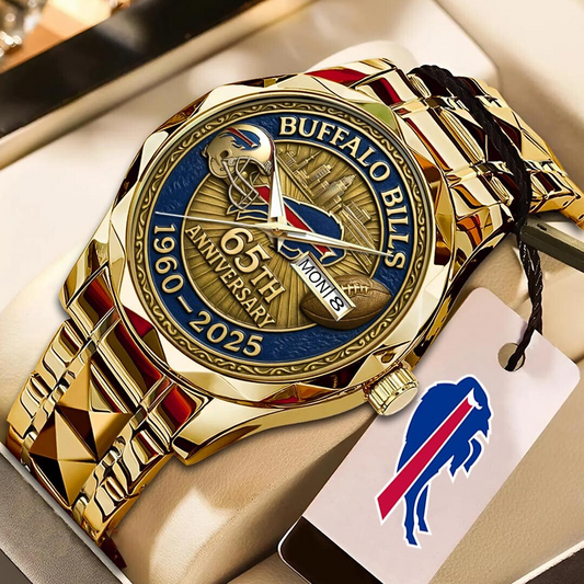 BUF x NFL Alloy Luxury Quartz Watch DATND TANTD