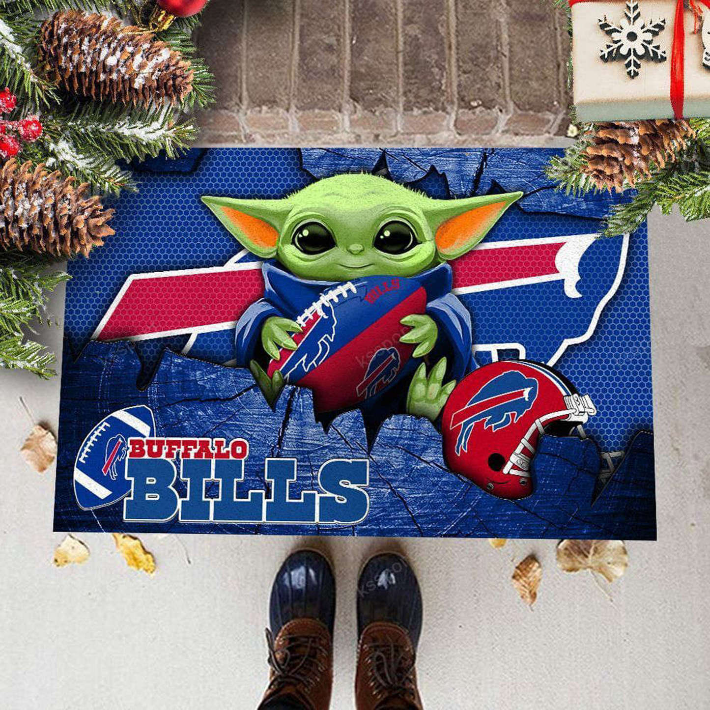 BUF x NFL Doormat, Best Gift For Home Decor NDT TDT