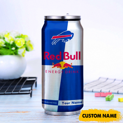 BUF x NFL Mix RedB Drink Can Tumbler Custom Any Name DATND TANTD
