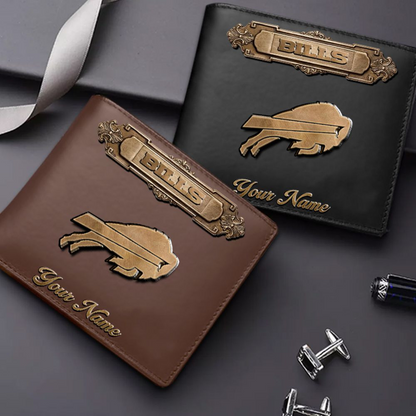BUF x NFL Premium Leather Wallet DatND DVT