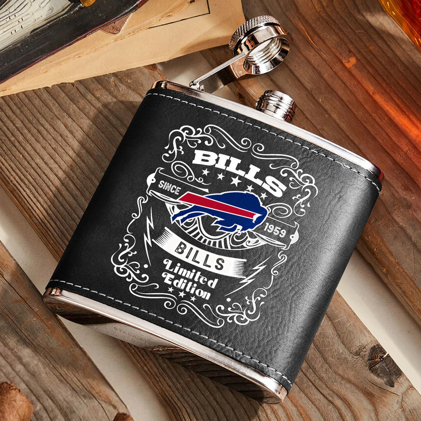 BUF x NFL Stainless Steel Flask DatND ThuongNH