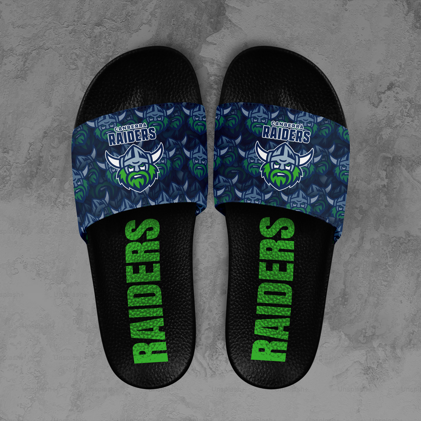 Canberra Raiders 1 NRL 2025 Limited Edition Slide Sandals TM NTA V1