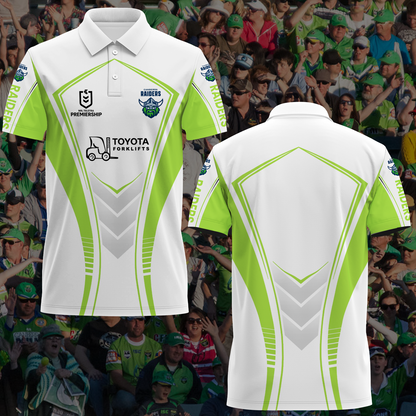Canberra Raiders 1 NRL 2025 Polo Shirt TM NTA V1