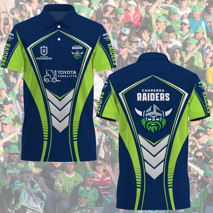 Canberra Raiders 2 NRL 2025 Polo Shirt TM NTA V1
