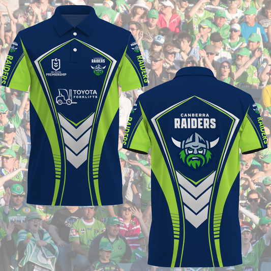 Canberra Raiders 2 NRL 2025 Polo Shirt TM NTA V1