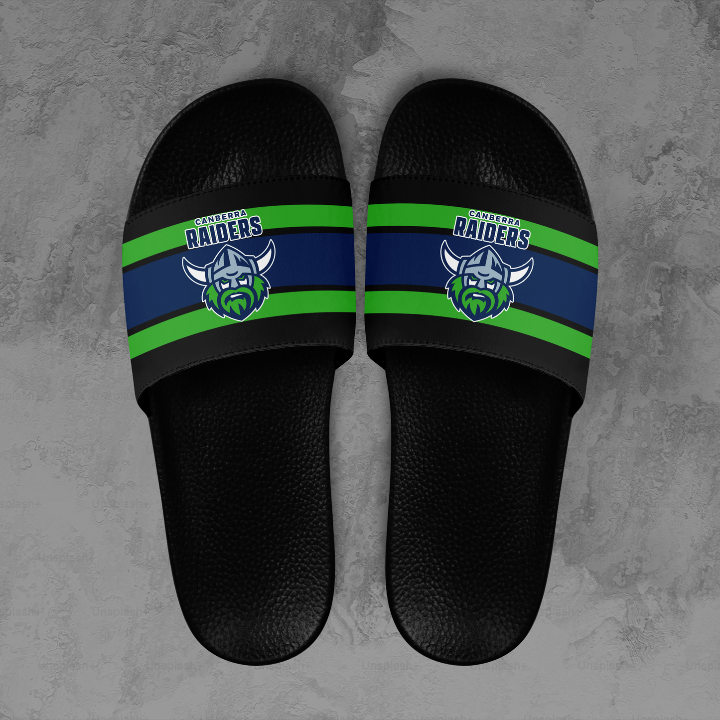 Canberra Raiders 3 NRL 2025 Limited Edition Slide Sandals TM NTA V1
