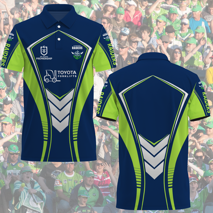 Canberra Raiders 3 NRL 2025 Polo Shirt TM NTA V1