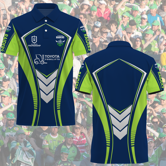 Canberra Raiders 3 NRL 2025 Polo Shirt TM NTA V1