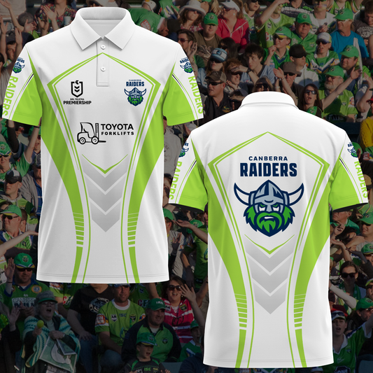 Canberra Raiders 4 NRL 2025 Polo Shirt TM NTA V1