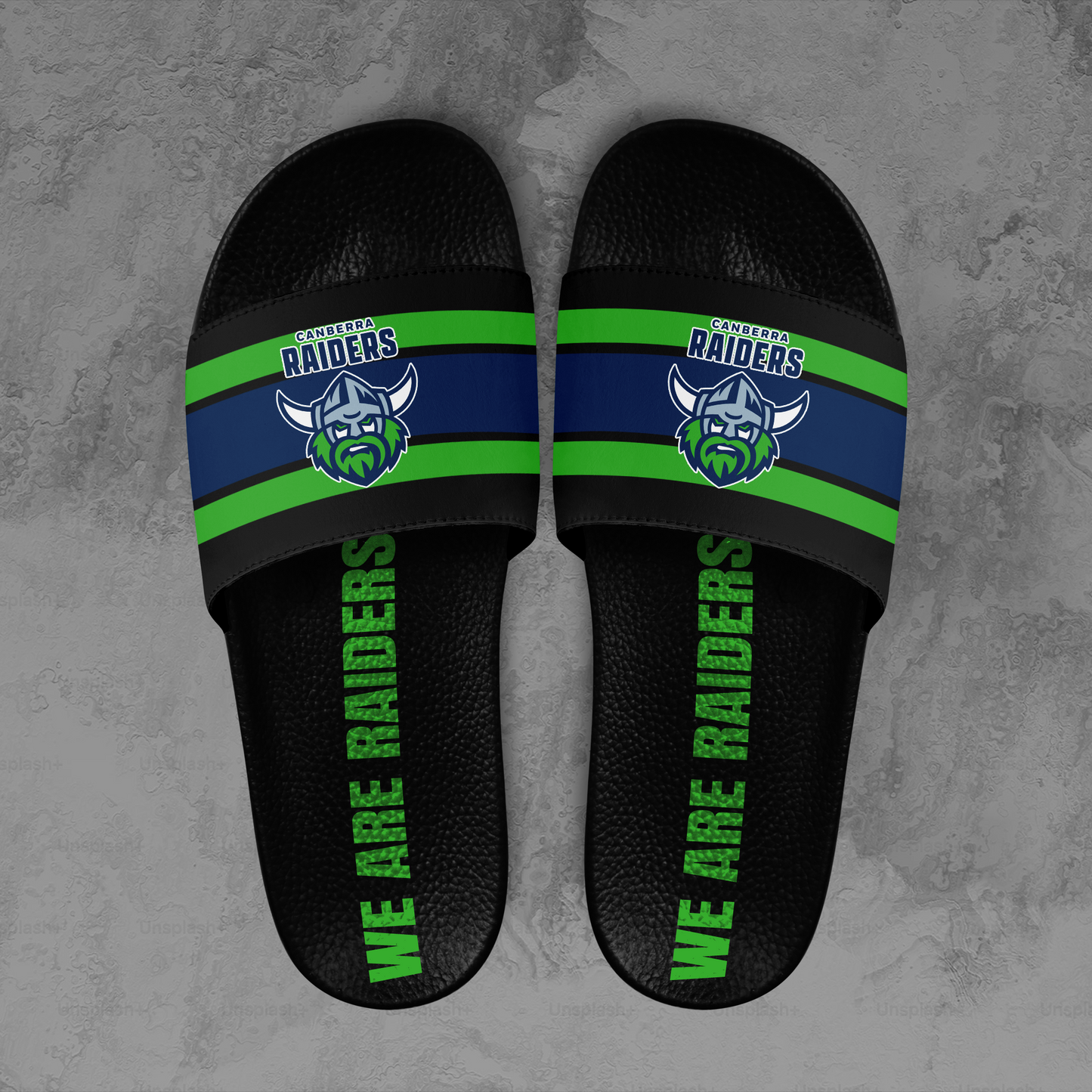 Canberra Raiders 5 NRL 2025 Limited Edition Slide Sandals TM NTA V1