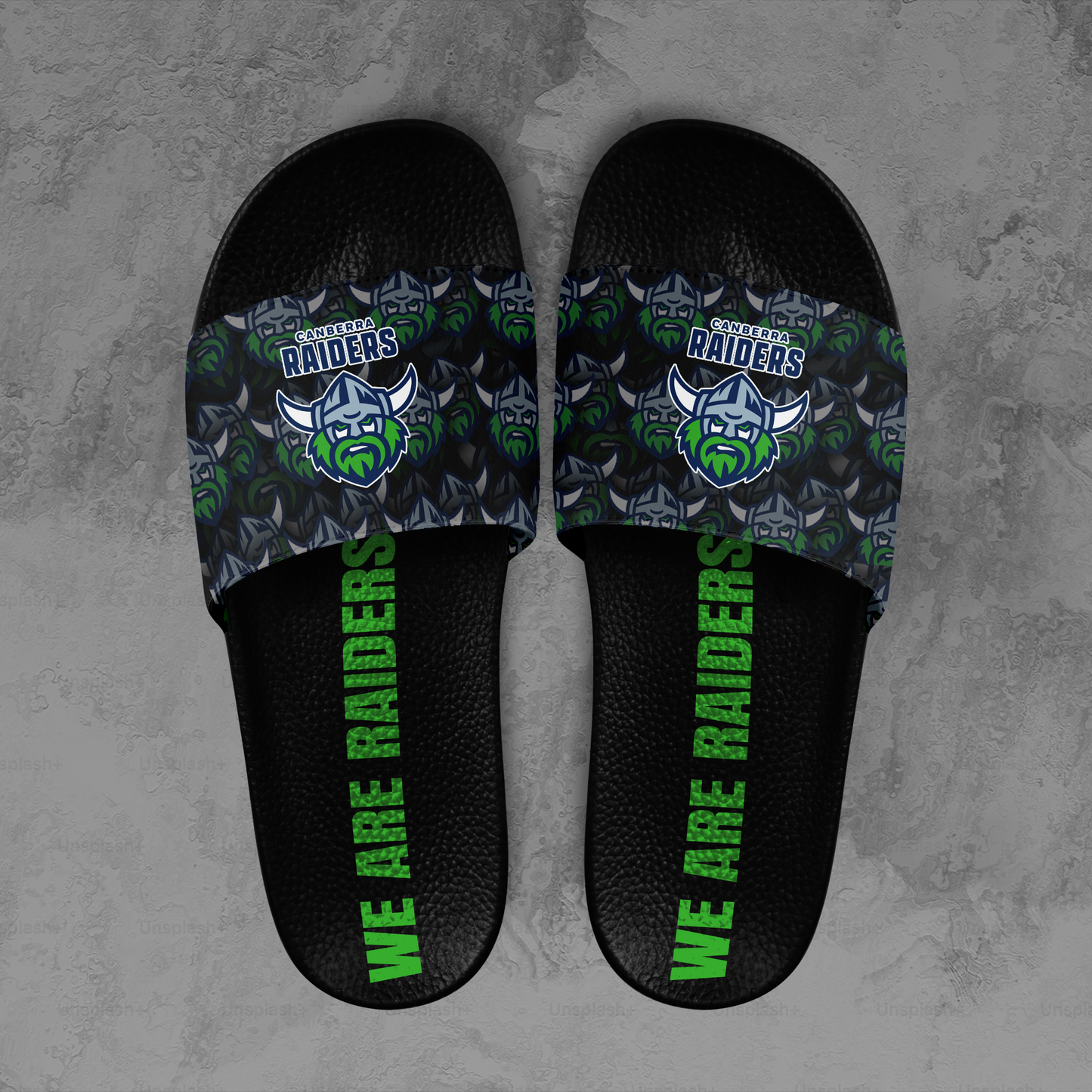 Canberra Raiders 6 NRL 2025 Limited Edition Slide Sandals TM NTA V1