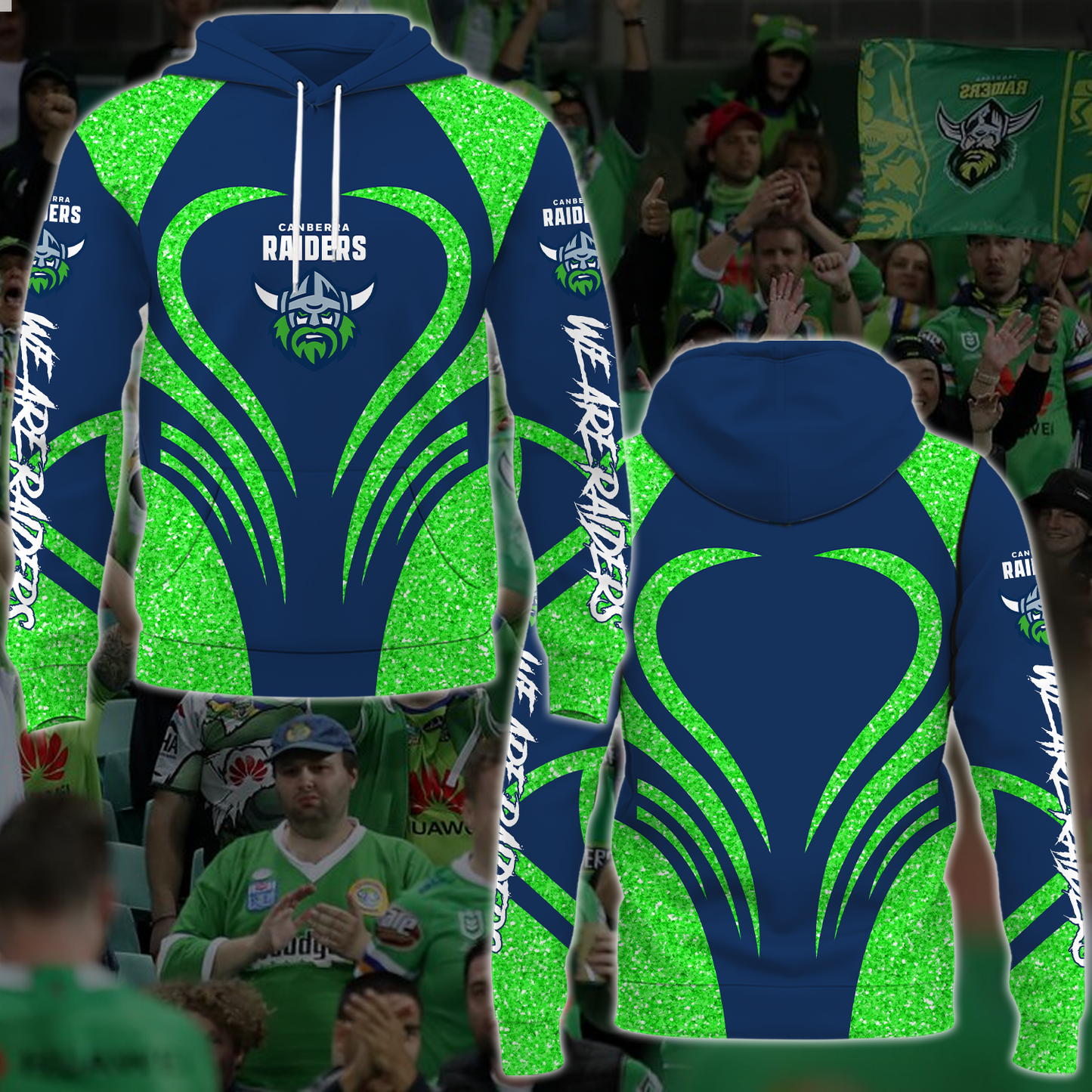 Canberra Raiders NRL 2025 Limited Edition Hoodie TM NTA V2