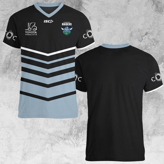 Canberra Raiders NRL 2025 Limited Edition V-neck T-Shirt TM NTA V14