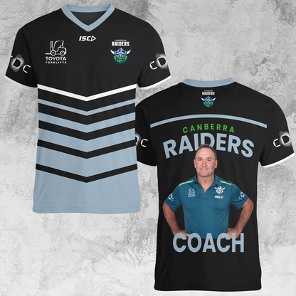 Canberra Raiders NRL 2025 Limited Edition V-neck T-Shirt TM NTA V16