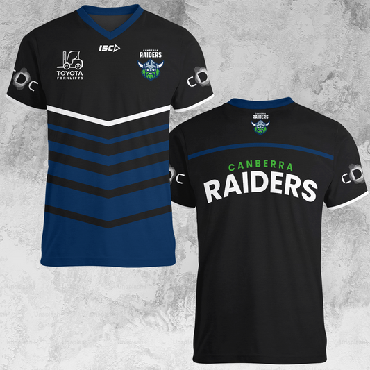 Canberra Raiders NRL 2025 Limited Edition V-neck T-Shirt TM NTA V2