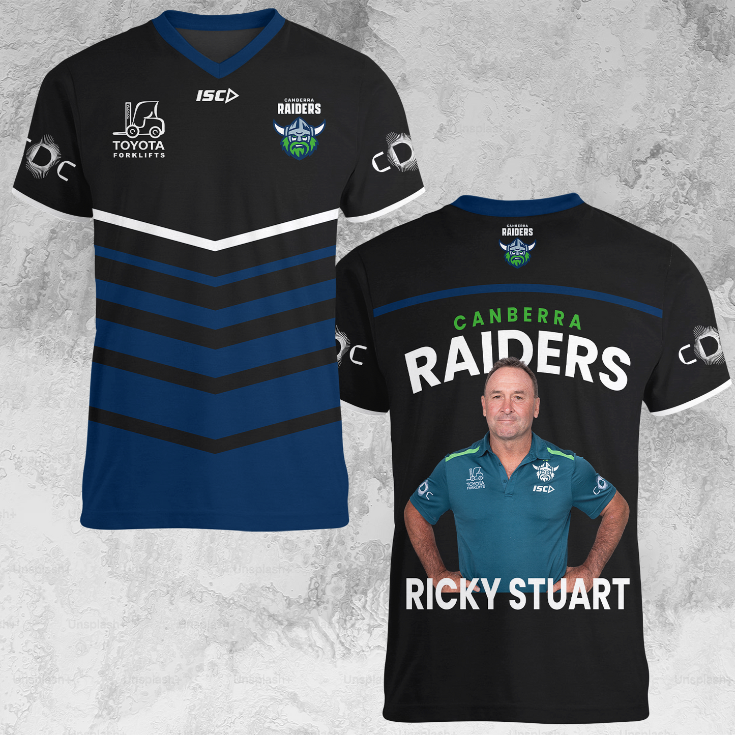 Canberra Raiders NRL 2025 Limited Edition V-neck T-Shirt TM NTA V5